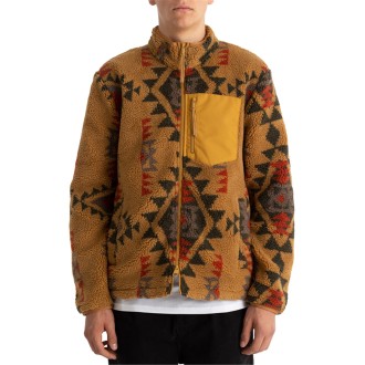 Revolution Felpe Con Zip Uomo Brown