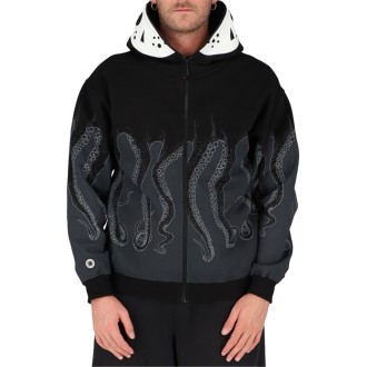 Octopus Felpe Con Cappuccio Uomo Black