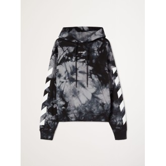Off White `Diag Arrow Tie Dye` Skate Hoodie