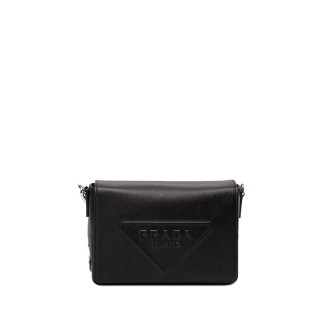 Prada Saffiano Leather Shoulder Bag