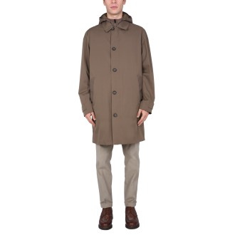 z zegna trench with inner down jacket