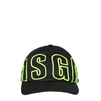 msgm maxi logo baseball cap 