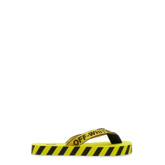 off-white industrial band thong sandal
