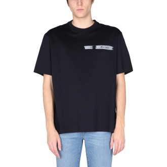 z zegna rubber logo print t-shirt