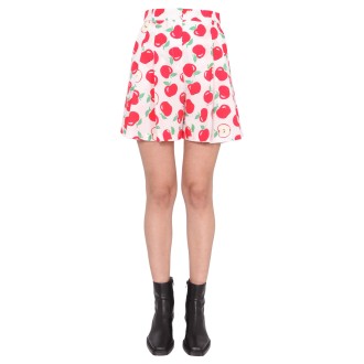 boutique moschino cotton poplin shorts