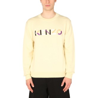 kenzo sweater with multicolor logo