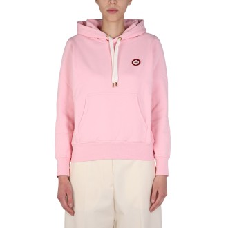 casablanca logo patch sweatshirt 
