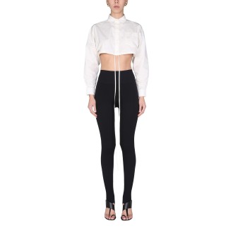 andreadamo cropped shirt