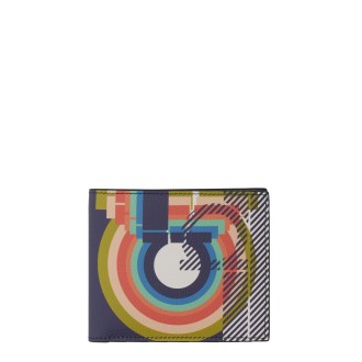 salvatore ferragamo multicolor hooks wallet