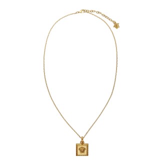 versace medusa square necklace