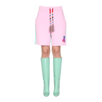 etro shorts with logo patch