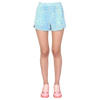 stella mccartney shorts with animal print