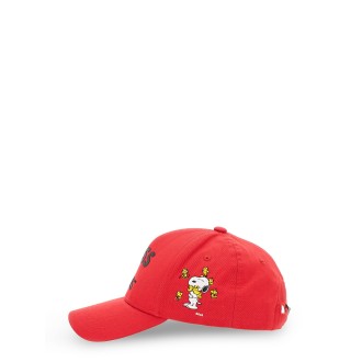 boss x peanuts baseball hat with logo