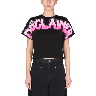 disclaimer t-shirt with logo