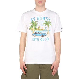 mc2 saint barth logo print t-shirt