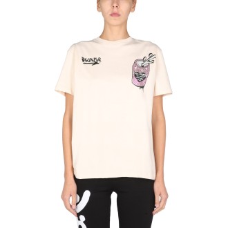 disclaimer t-shirt with crystal logo