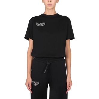 disclaimer t-shirt with crystal logo