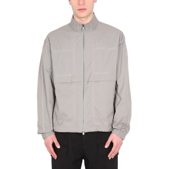 z zegna jacket with logo patch