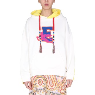 etro sweatshirt with 3d patch