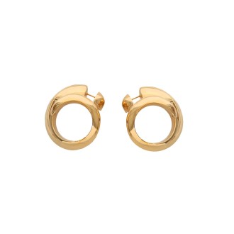 bottega veneta spiral earrings