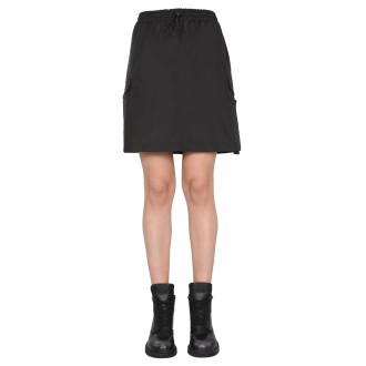 disclaimer technical fabric mini skirt