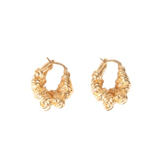 bottega veneta knot earrings
