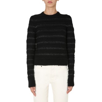saint laurent crew neck sweater