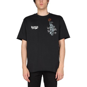 disclaimer logo print t-shirt