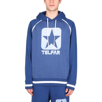 telfar x converse sweatshirt with logo print