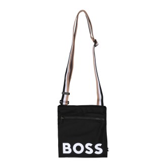 boss shoulder bag with logo