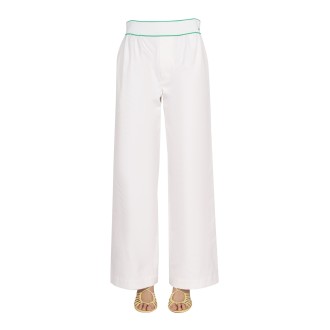bottega veneta cotton twill trousers