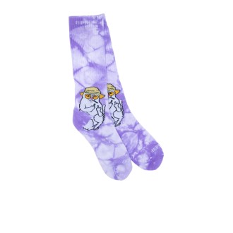 NERMAL S THOMPSON SOCKS LAVENDER LIGHTNING WASH