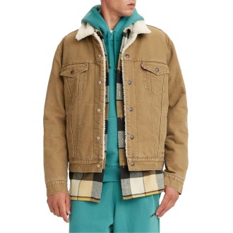 TYPE 3 SHERPA TRUCKER WASHED COUGAR CANVAS