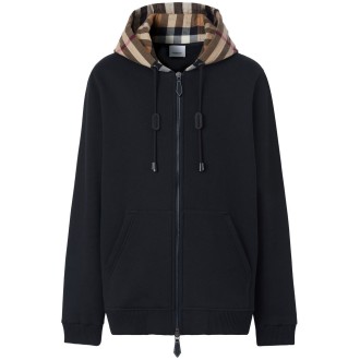 Burberry `Samuel` Zip Hoodie