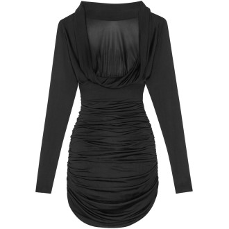 Saint Laurent Mini Dress With Long Sleeves
