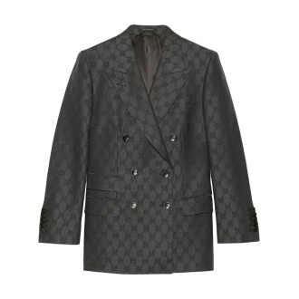 Gucci `Gg` Dry Wool Jacket