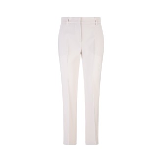 INCOTEX Pantalone Classico Slim Fit Bianco Donna