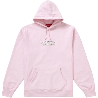 Supreme Bandana Box Logo Hooded Sweatshirt Pink