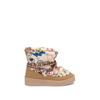 Khrisjoy `Graffiti Bear` Puff Boots