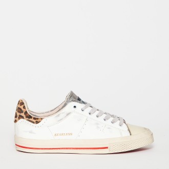 Sneakers Starless low in pelle bianca