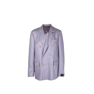 LARDINI ラルディーニ　ヘリンボーンスポルベリーノコート48 試着程度美品 チェスターコート 1年保証付き