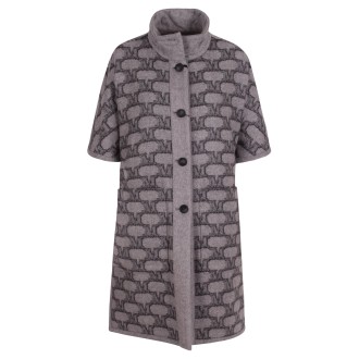 Max Mara 'Zenica' Cashmere and Wool Cape U