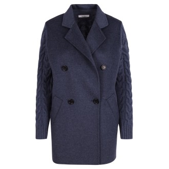 Max Mara 'Satrapo' Double-Breasted Coat M