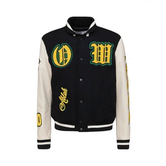 Off-white - Black And White Wool Jacket