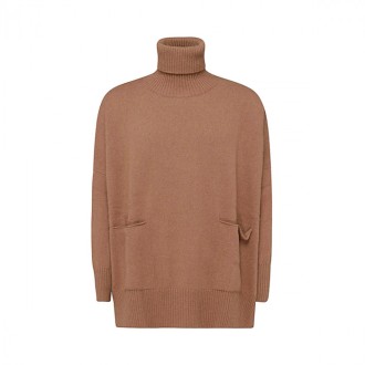 Ma Ry Ya - Camel Brown Virgin Wool Blend Knitwear