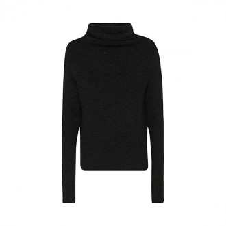 Ma Ry Ya - Black Alpaca Wool Blend Jumper