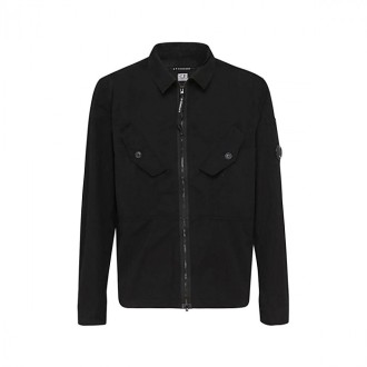 Cp Company - Black Cotton Anorak Shirt