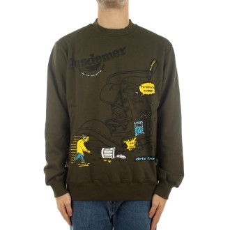 DIRTY BOOTS SWEATSHIRT ARMY GREEN