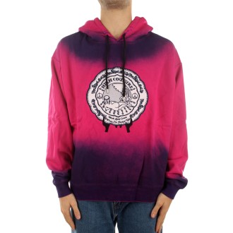 WORLD LOOKS GREAT HOODY FUCSIA/PURPLE