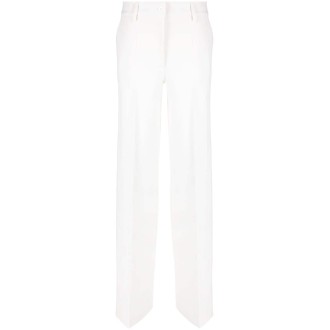 P.A.R.O.S.H. pantaloni a gamba dritta in lana bianca
